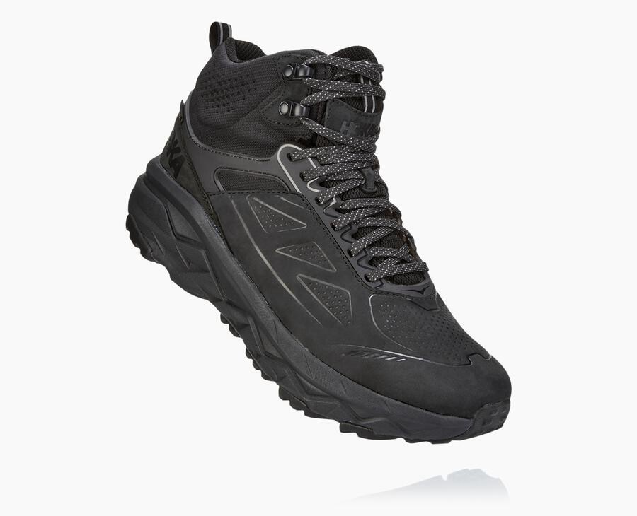 Hoka One One Yürüyüş Botları Erkek Siyah - Challenger Mid Gore-Tex - SM1265473